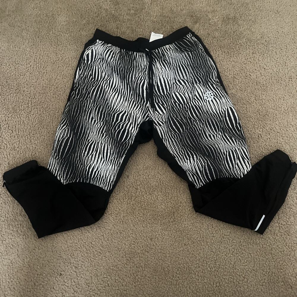 Nike Men Phenom Printed Thermore Running Pants CJ5709 Black 010 Size M